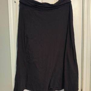 Plus size pull on skirt